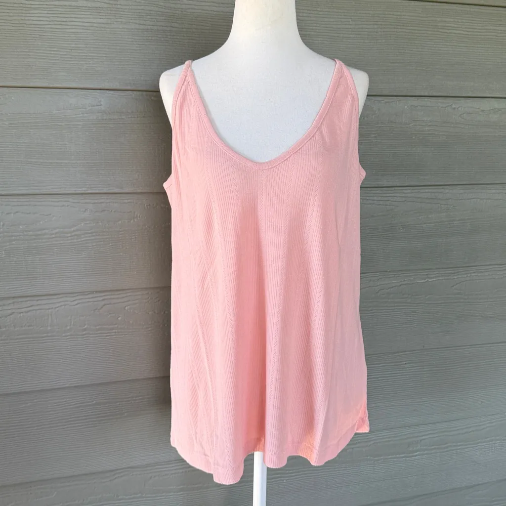 THE GREAT. Pointelle Sleep Cami Pink Size L - Image 2