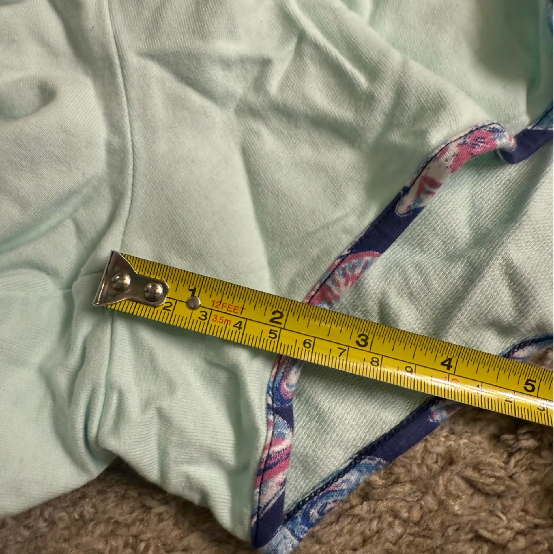 Simply Southern Mint Green Ice Contrast Lounge Cotton Shorts - size XXL - Image 7