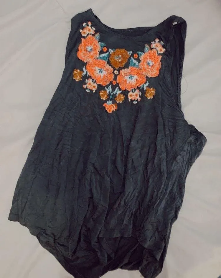 American Eagle Outfitters Embroidered Tank top  - Image 2