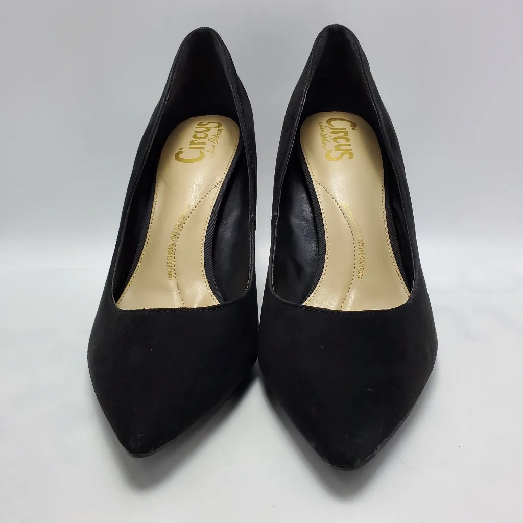 Circus by Sam Edelman Mina Pump Stiletto Heels Shoes Black Suede Size 8.5 - Image 7