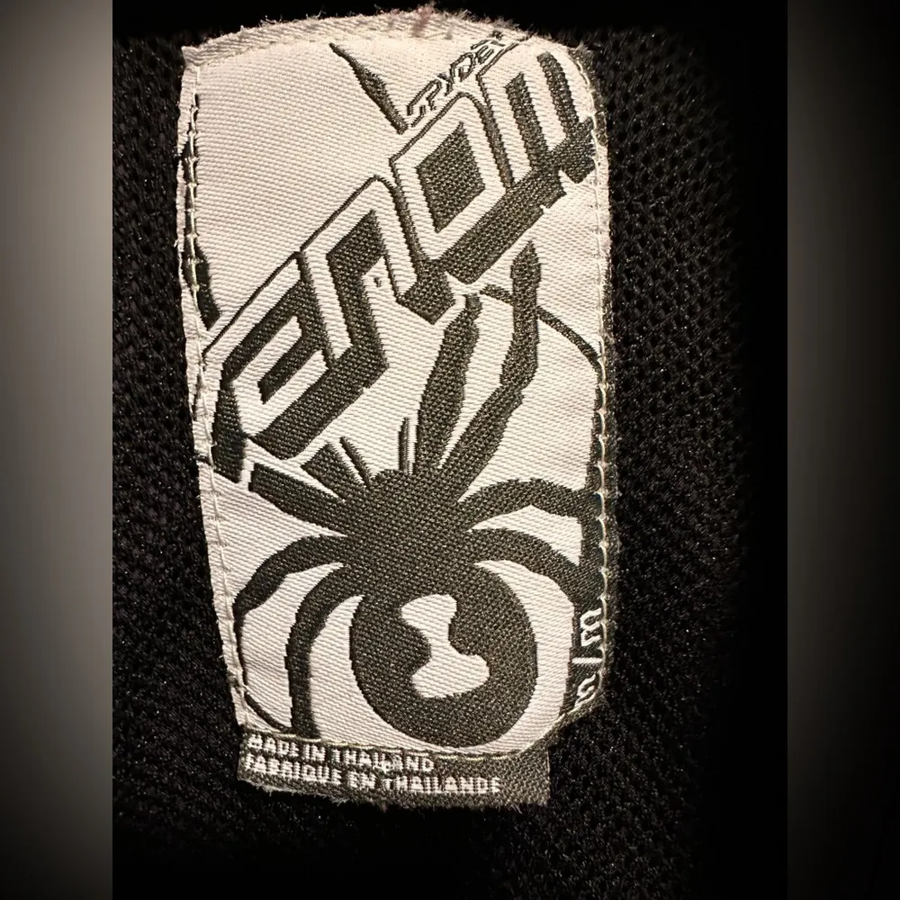 Spyder olive purple Widow hooded windbreaker jacket - Image 6