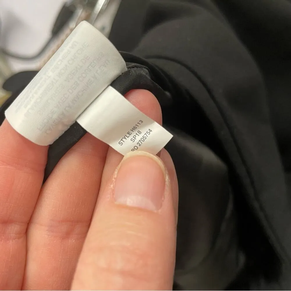 J Crew Black Ruffled Front Pencil Mini Skirt Womens 0 Preppy Fall Career Office - Image 7