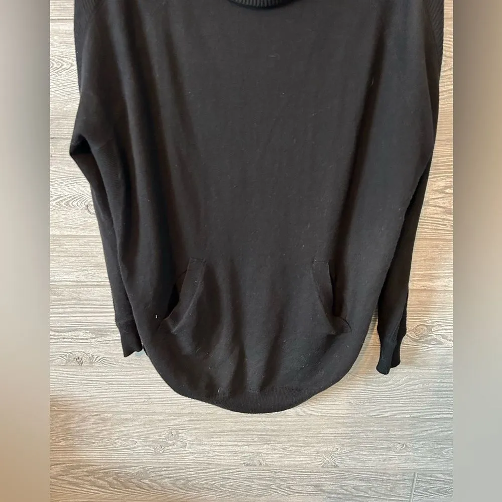 Fate Cowl Neck‎ Tunic Sweater size large Black - Image 2