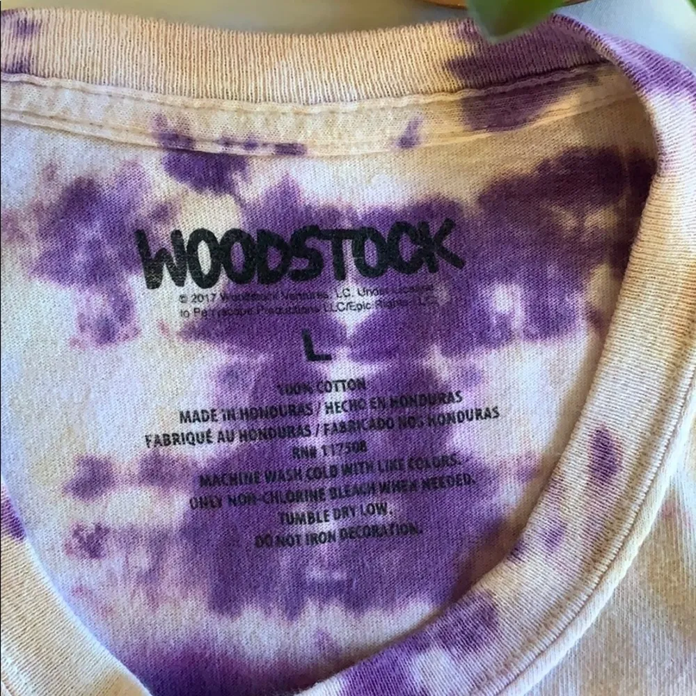 woodstock • peace love music roses tie dye T - Image 11