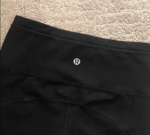 Lululemon Crop Leggings Black - Image 5