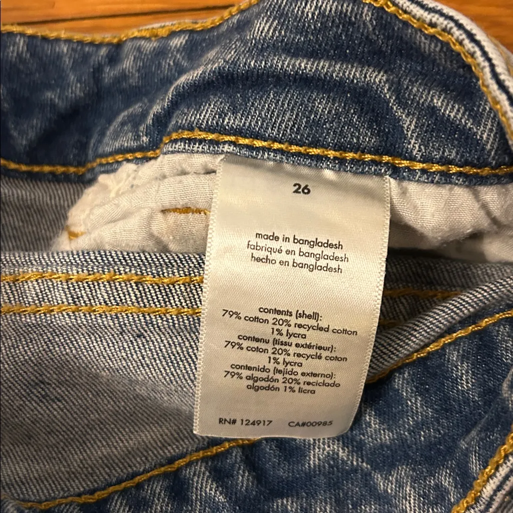 NWOT We Wore What Womens Light Wash Heathered Skinny Jeans - Image 5