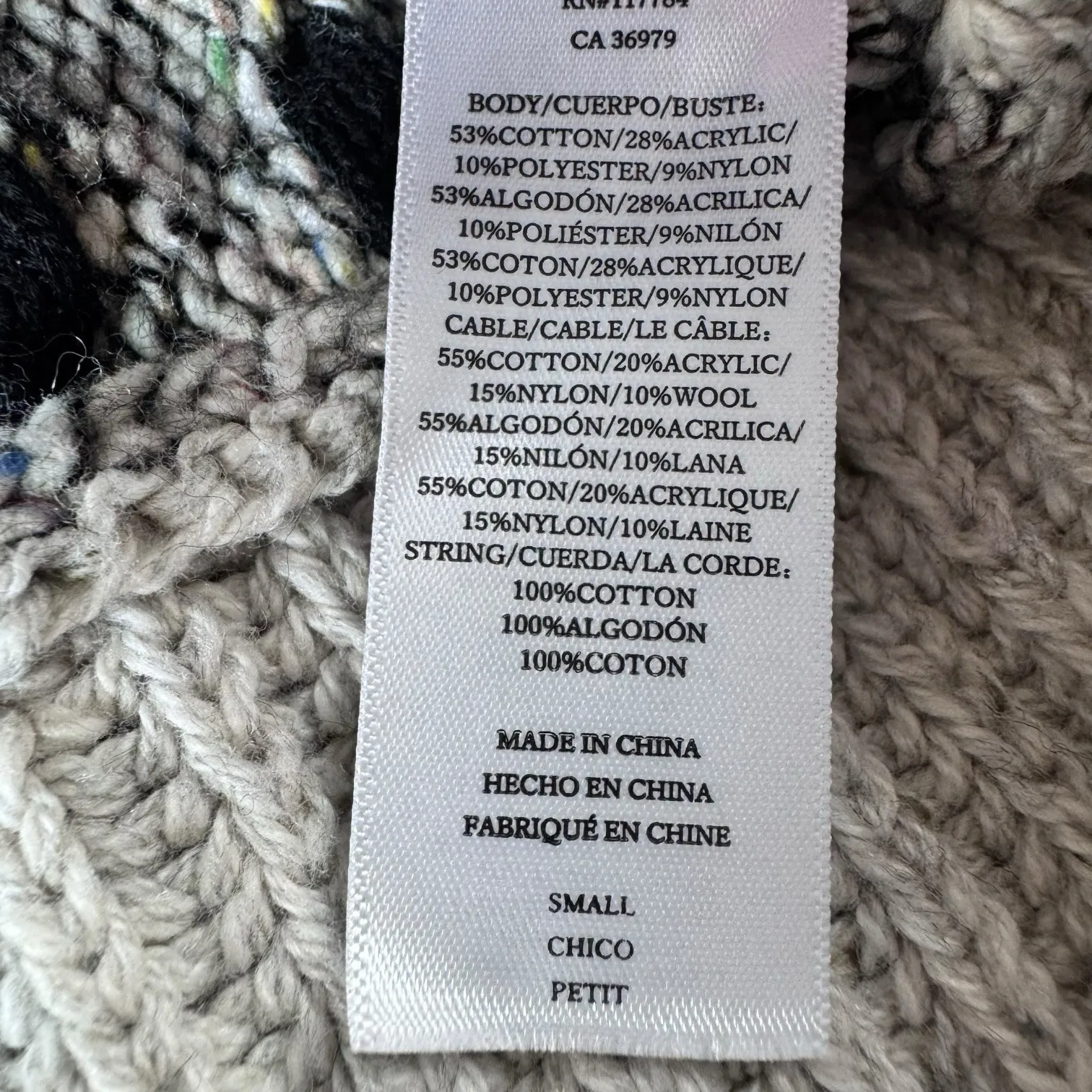 RAILS RAINI HEATHER CABLE KNIT PULLOVER JUMPER SWEATER SIZE S‎ - Image 6