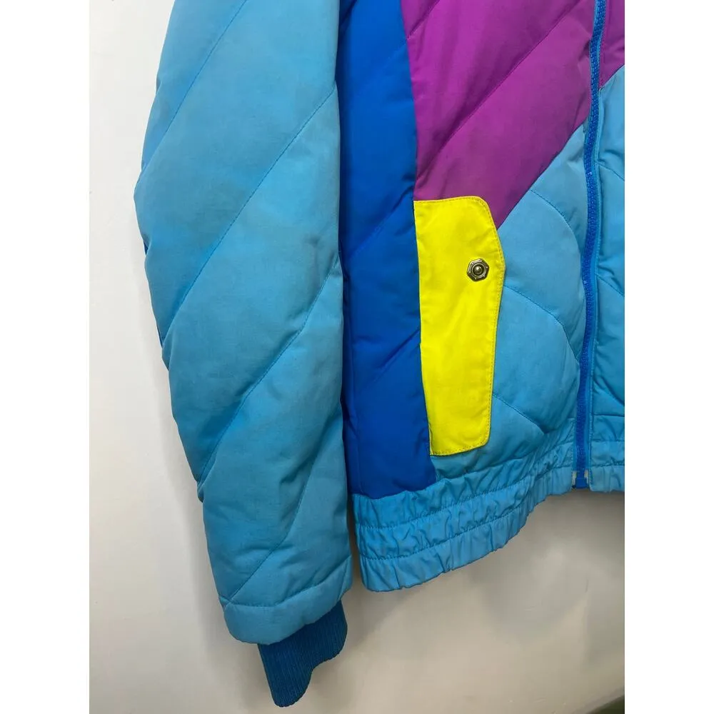 Vintage 90s The North Face Jitterbug Retro Neon Down Jacket Womens Small - Image 9