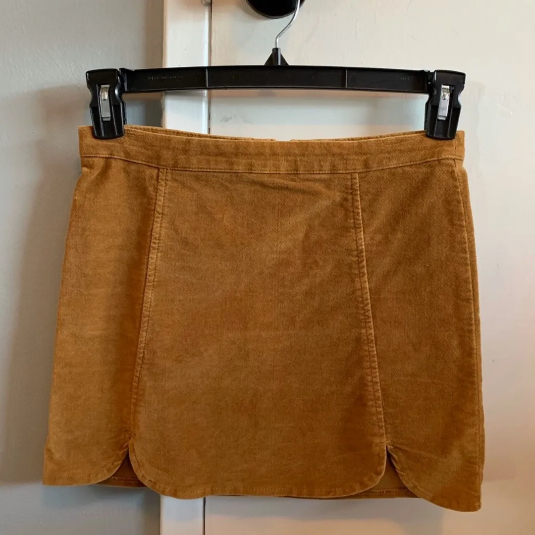 Brandy Melville Rare Brandy Bm Dual front slit Mini Fitted Skirt - Image 6
