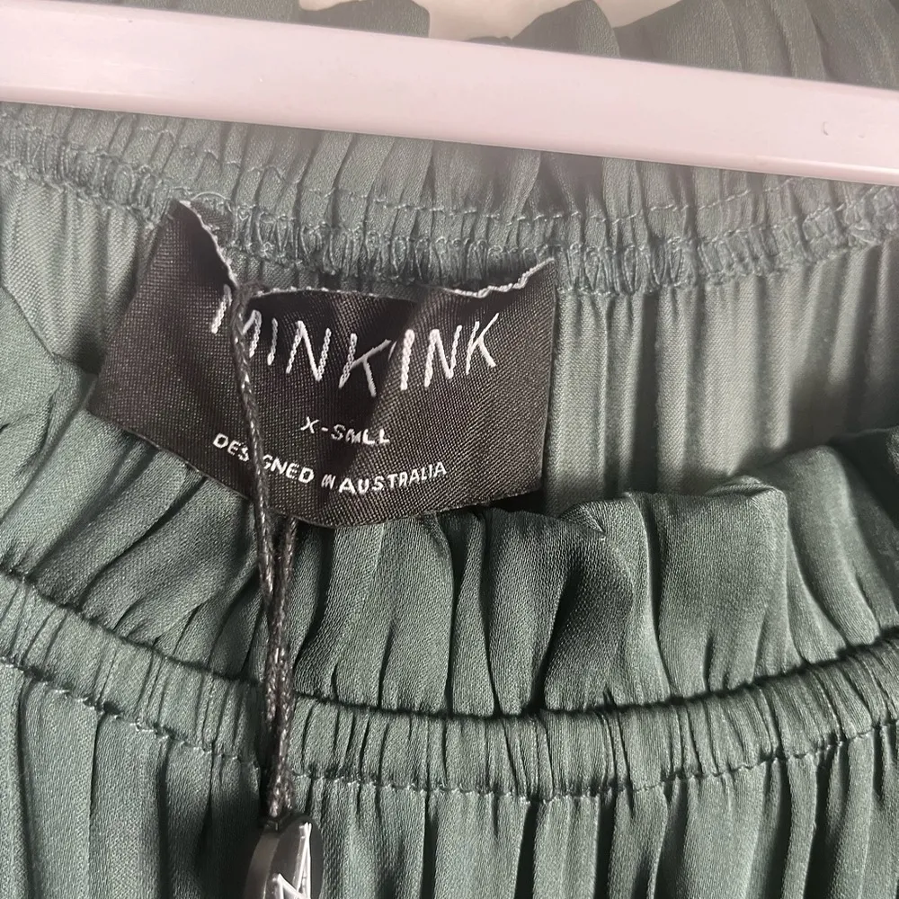 NWT MinkPink x Revolve Anya Midi Dress in Dark teal size x-small - Image 4