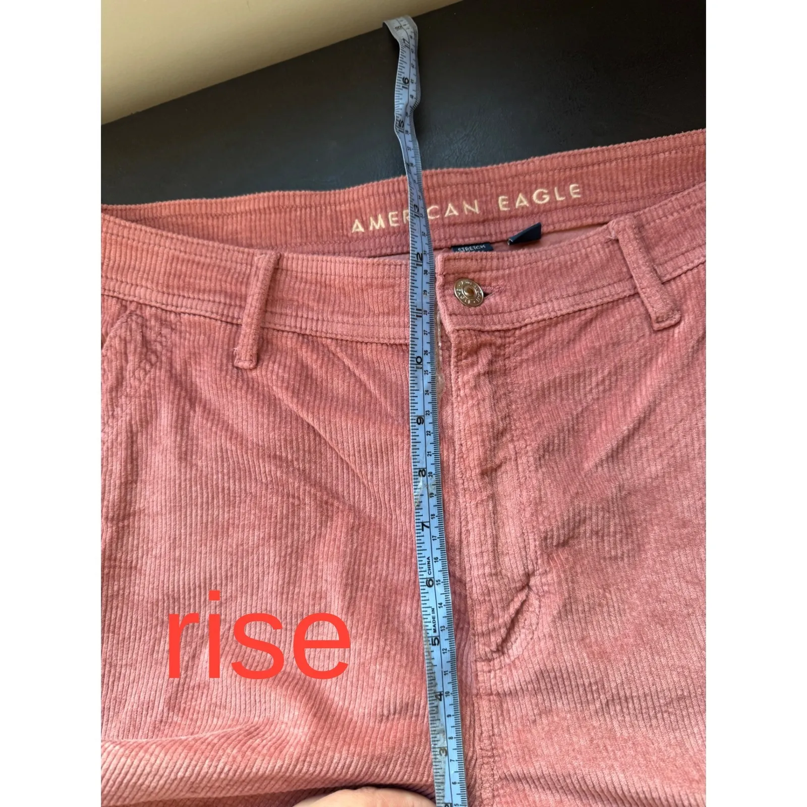 AE sz 16 Dreamy Drape Stretch Corduroy Super High-Waisted Baggy Wide-Leg Pant - Image 16