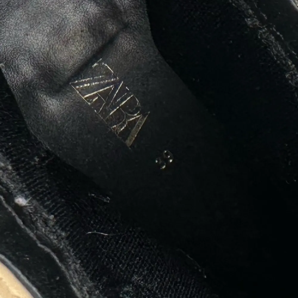 Zara Cream Go Go Boots Leather Heels Square Round Toe Heel 39 - Image 6