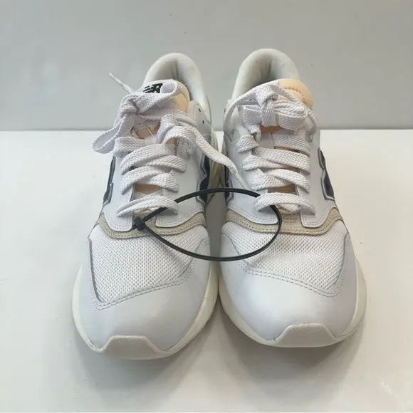 New Balance 997R NB White Navy Mens 11 Womens 12.5 Unisex Casual‎ Shoes Sneakers - Image 2