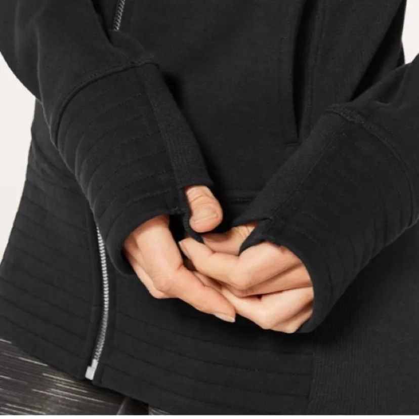 Lululemon Athletica Black zip up Radiant Jacket Sweatshirt athleisure activewear - Image 3