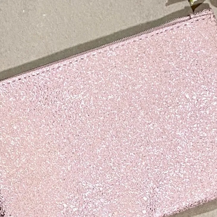 IPSY ‘Time To Shine’ Dusty Rose Sparkled Glam Cosmetic Bag - Image 7