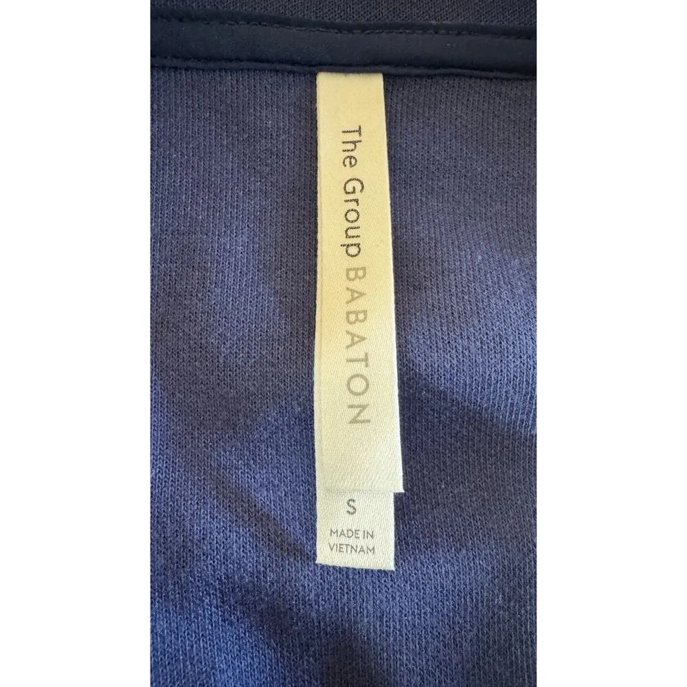 The Group by Babaton Aritzia Rocket Cropped Track Jacket blue size small - Image 3