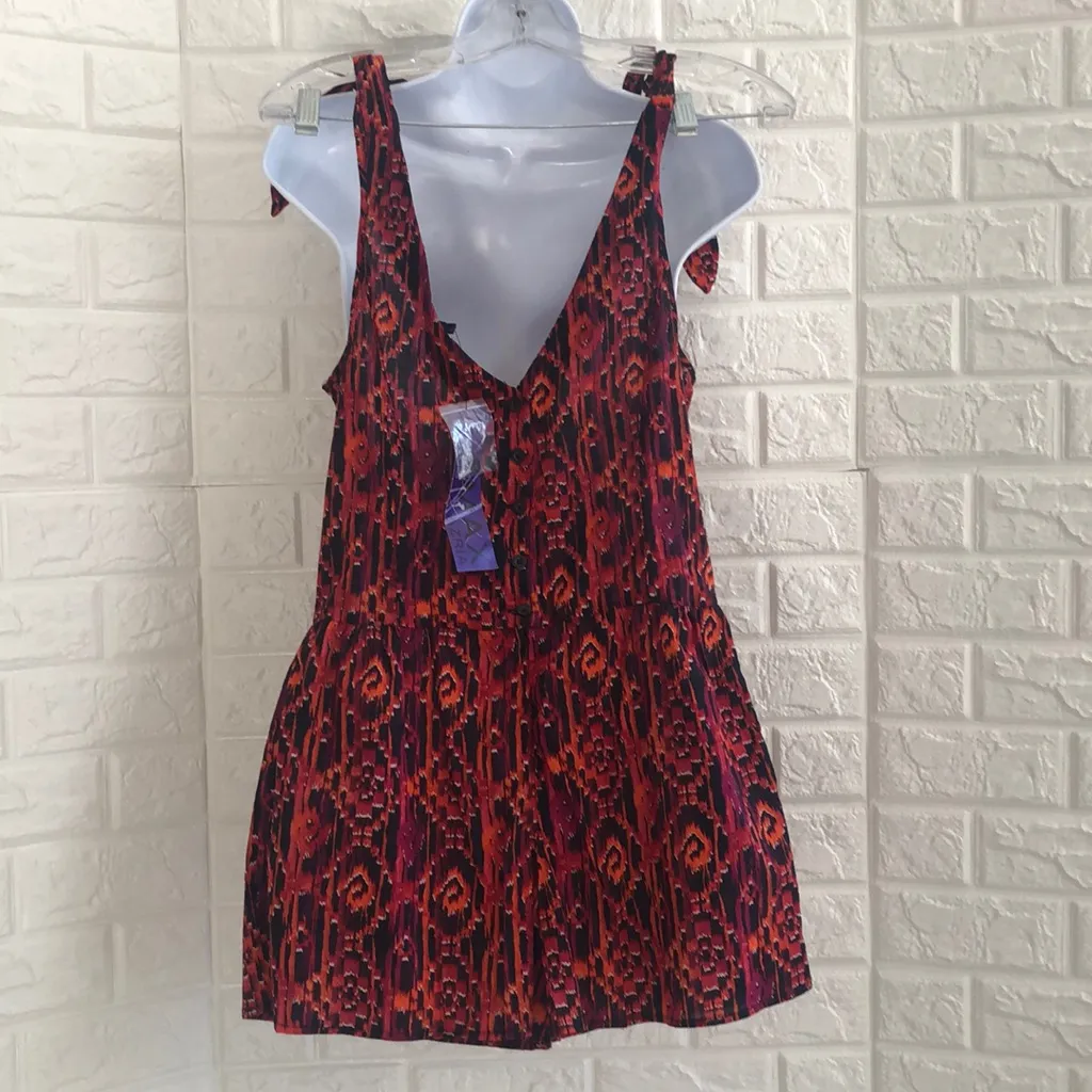 Miley‎ Cyrus x BCBGMaxazria comb romper shorts juniors size 4 NWT - Image 6