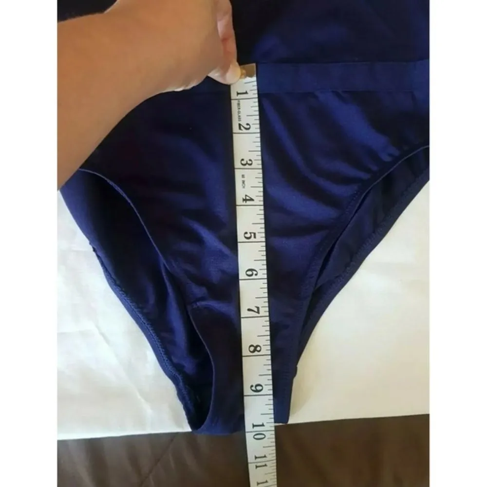 Emme Jordan Women's Swimsuit Bikini Blue Size M - Image 11