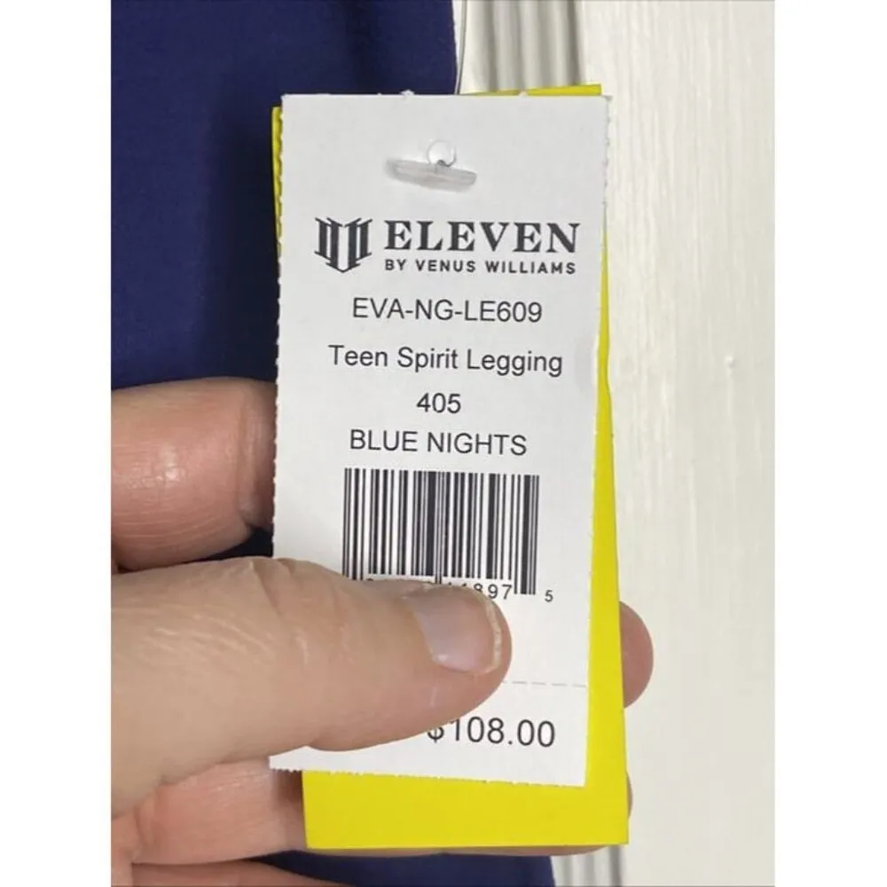 Eleven By Venus Williams Teen Spirit Leggings Blue Nights Size Large MSRP $108 - Image 5