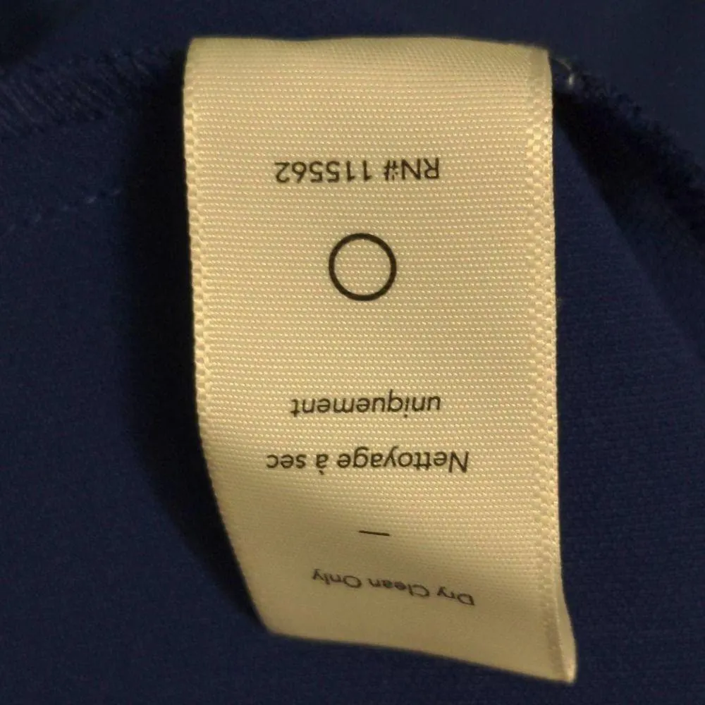 Likely Brooklyn Midi Dress Blue Stretch V Neck Sleeveless Slit Party 00 New - Image 9