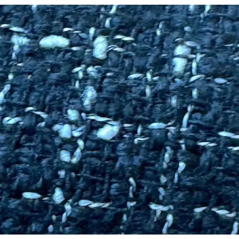 J Crew Black Tweed Ballet Classy Flats Round Toe Bow Women’s Shoes Sz 8.5 - Image 10