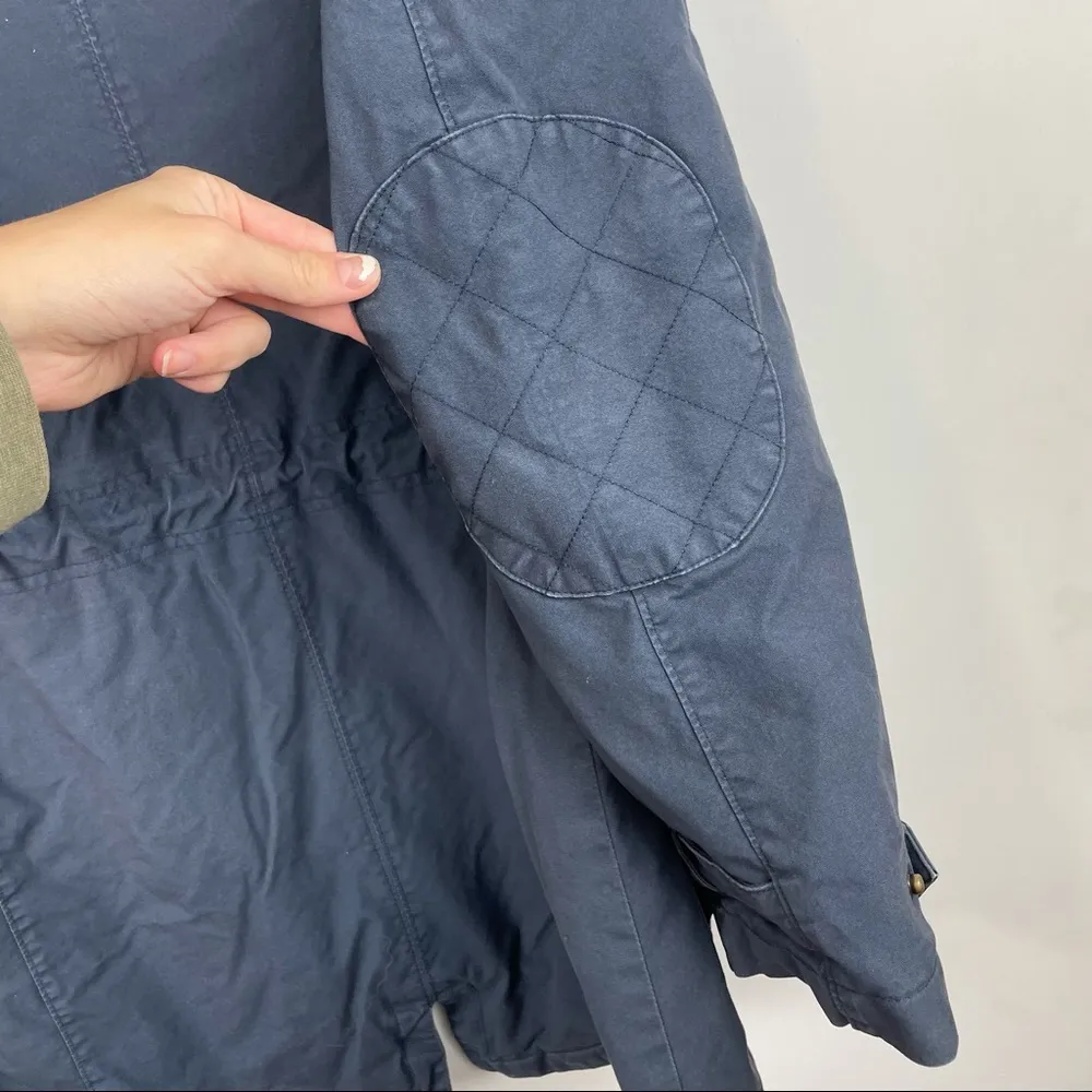 L.L. Bean Womens East End Explorer Parka Jacket Lined Blue - Image 11