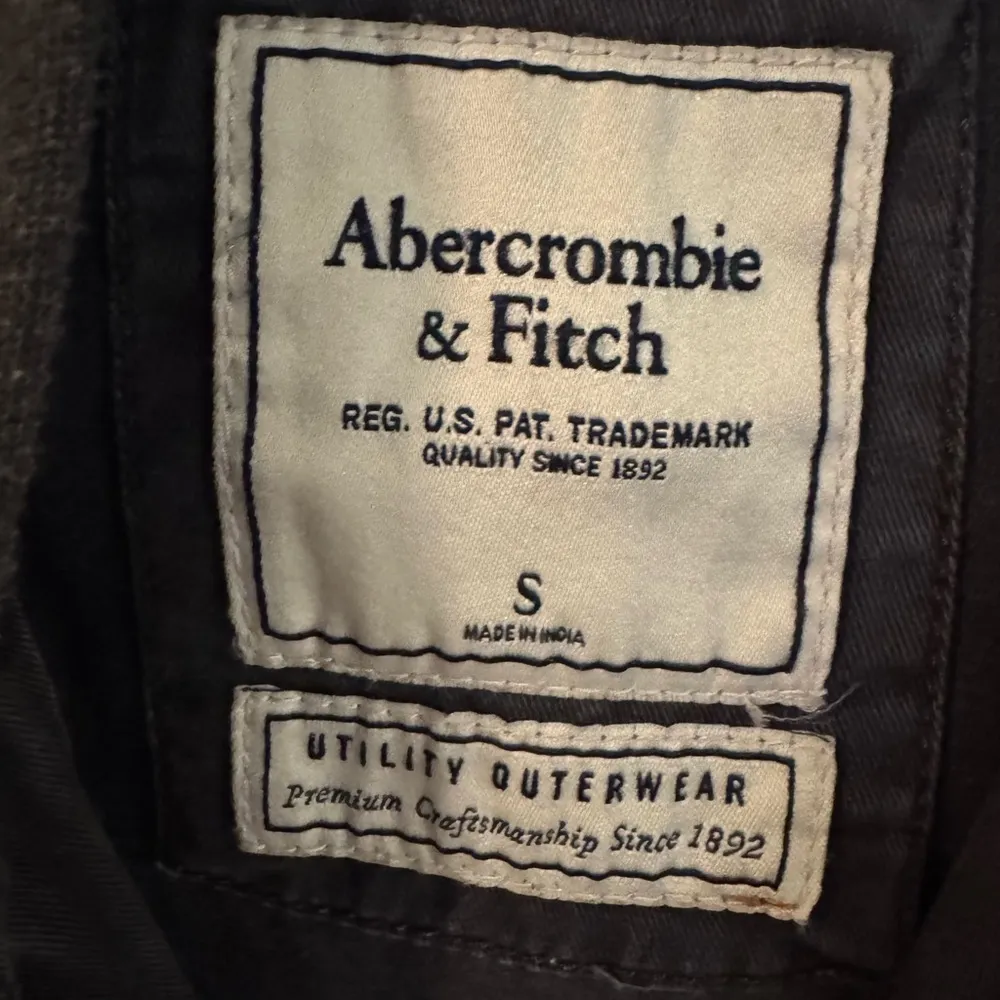 Abercrombie & Fitch Jacket Womens Charcoal Gray Military‎ Hooded Utility, S - Image 5