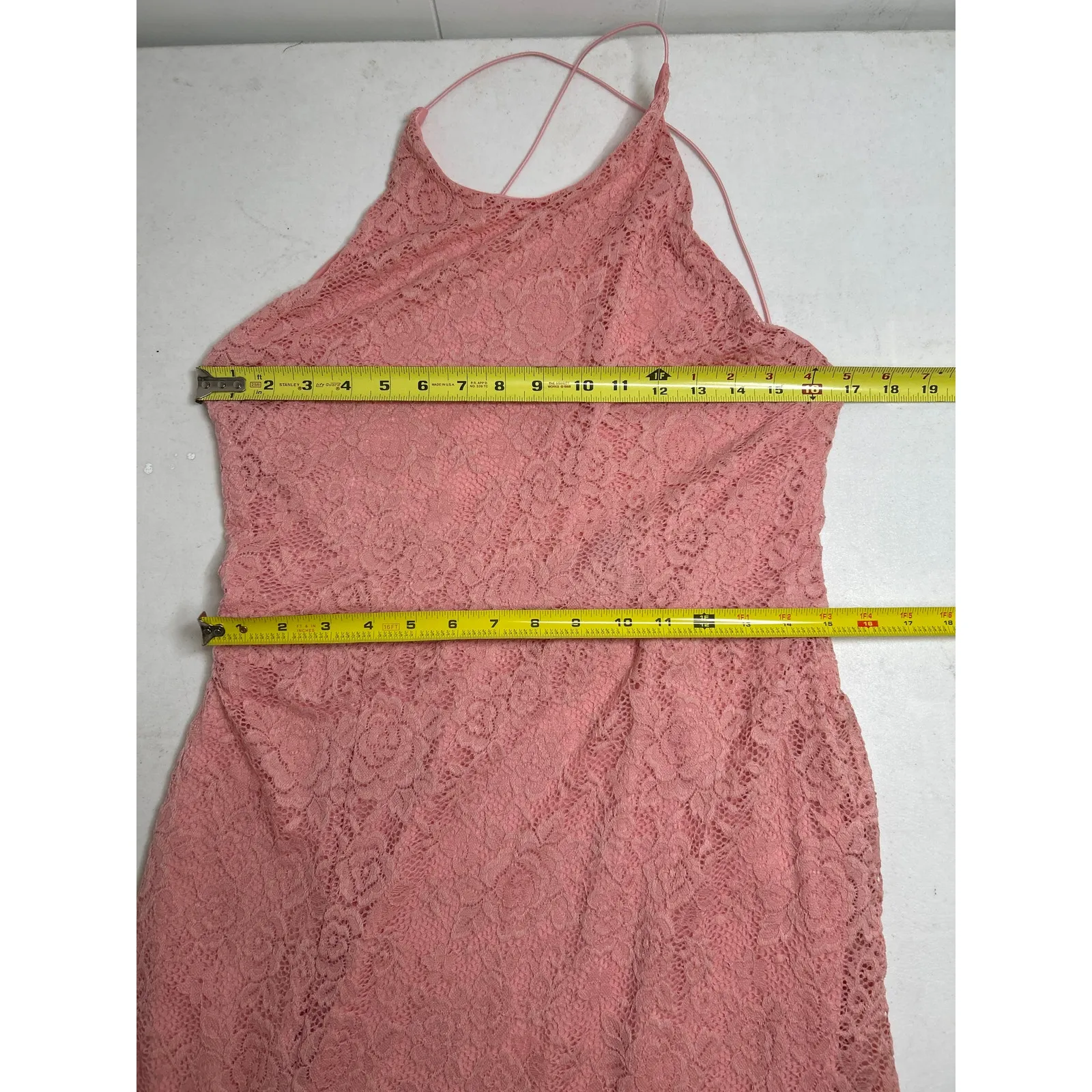 Love by Design Vesta Stretch Lace Maxi Dress In Mary's Rose Size XL - Image 8