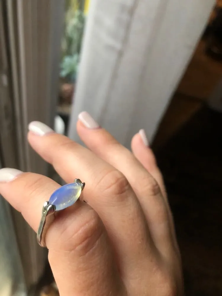 Stainless Silver Moonstone - Image 5