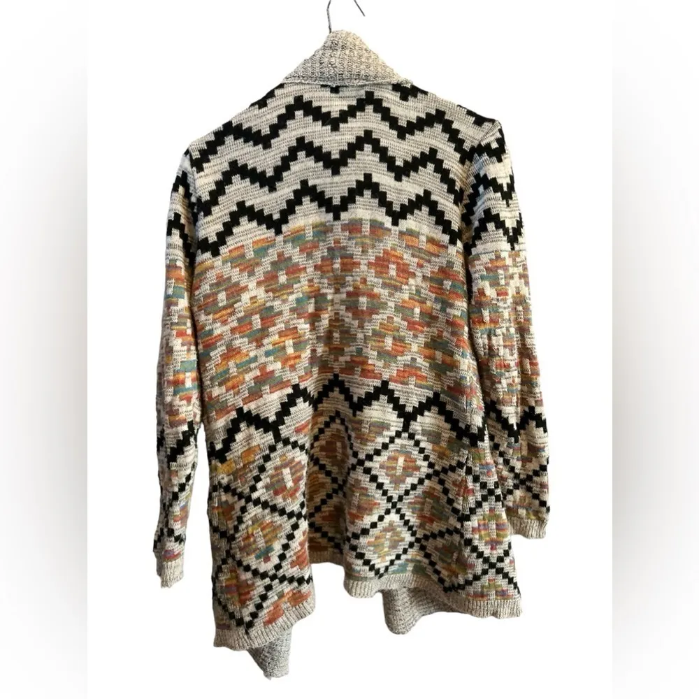 Charlieb M made in Italy‎ multicolor shawl type sweater White Size M - Image 4