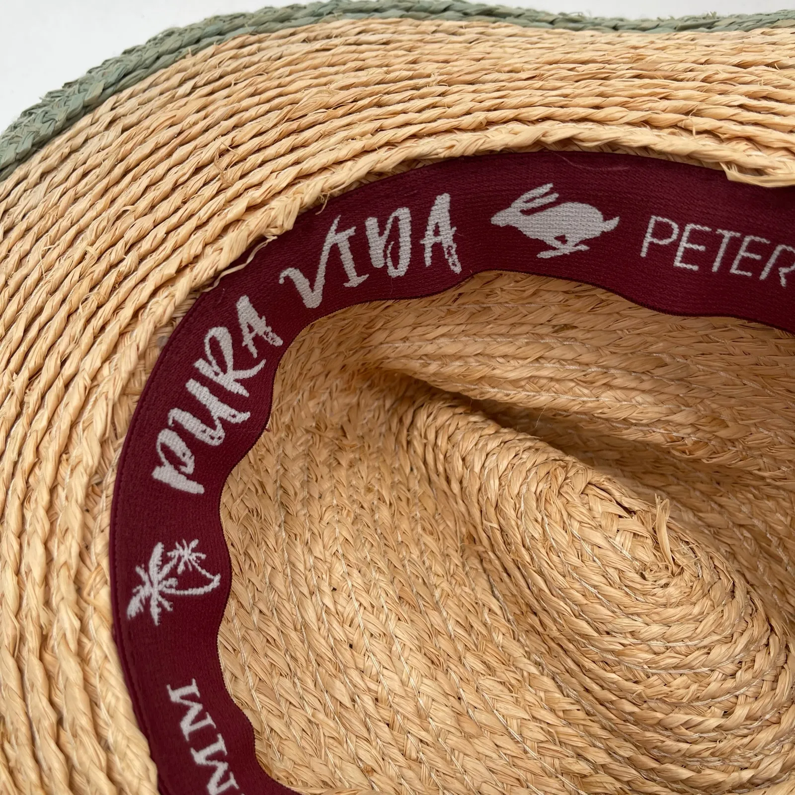 PETER GRIMM Straw Hat Raffia One Size Beaded Tassels Pura Vida Crushable Pack - Image 14