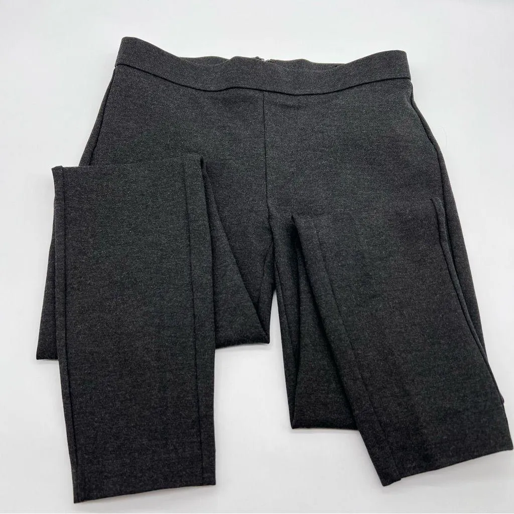 J. Crew Pixie Women’s Charcoal Gray Cigarette Pants w/Seams Down Back of Thighs - Image 4