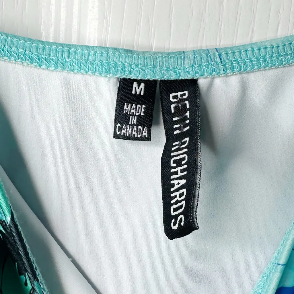 NWOT FREE PEOPLE Roopa x Beth Richards Floral One-Piece SWIMSUIT Size Medium - Image 6