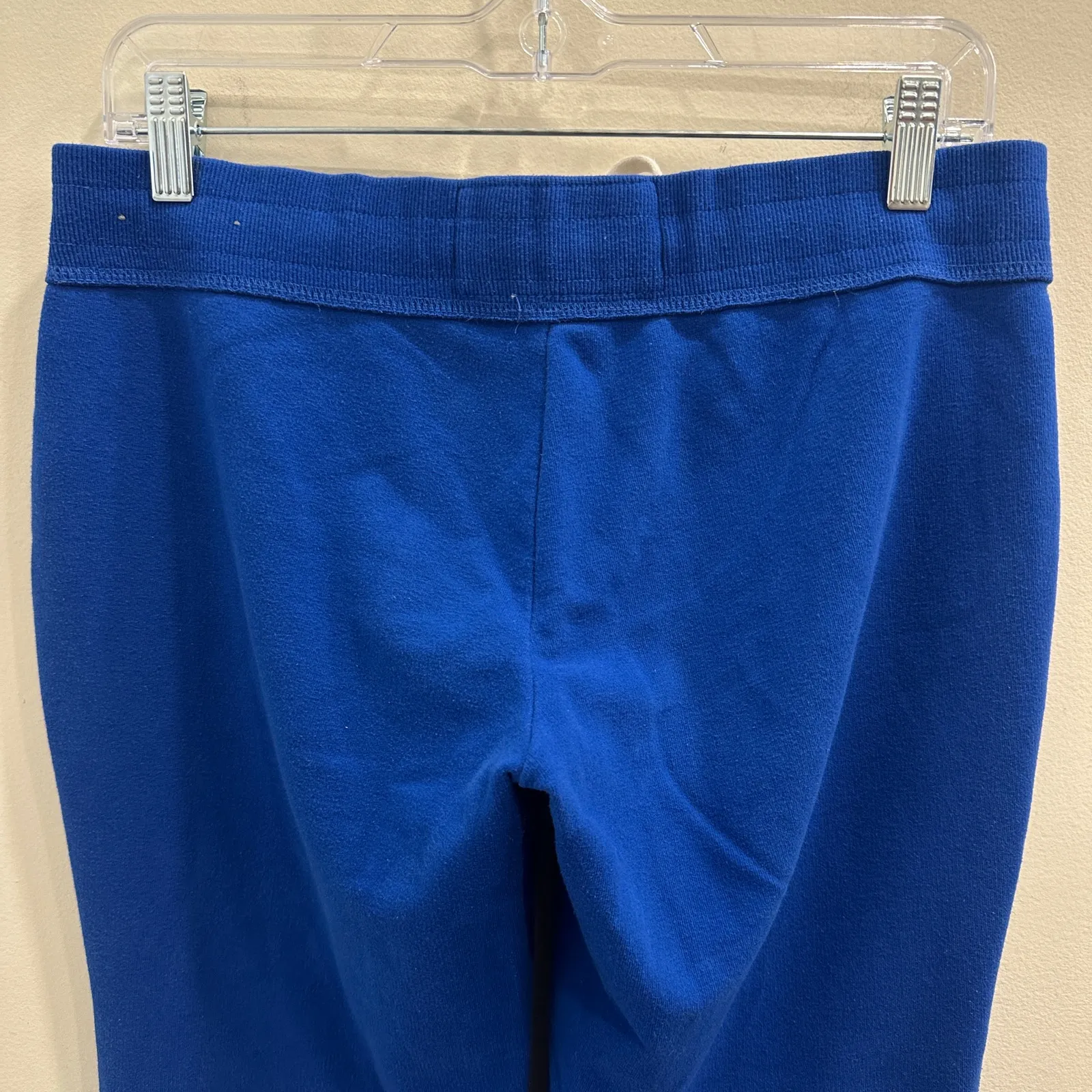 Hollister 2010s Royal Blue Low Rise Flare Bootcut Sweatpants Cozycore Lounge Med - Image 8