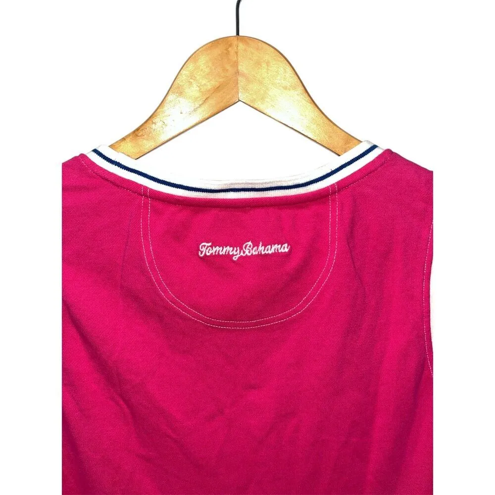 Tommy Bahama Golf Active Women's Sleeveless Pullover Tank Size Small Pink - Image 8