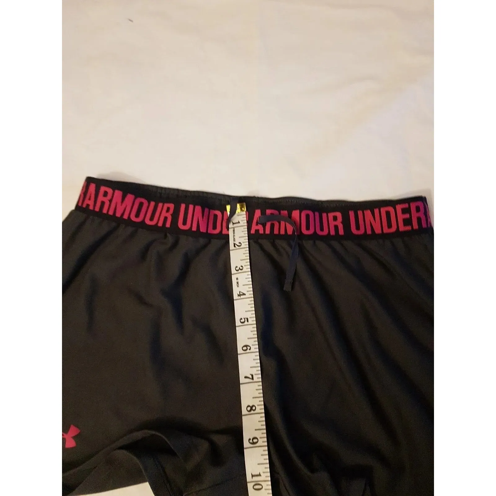 Under Armour Womens Shorts Sz Small Breast Cancer Pink October Charity Run Logo - Image 11