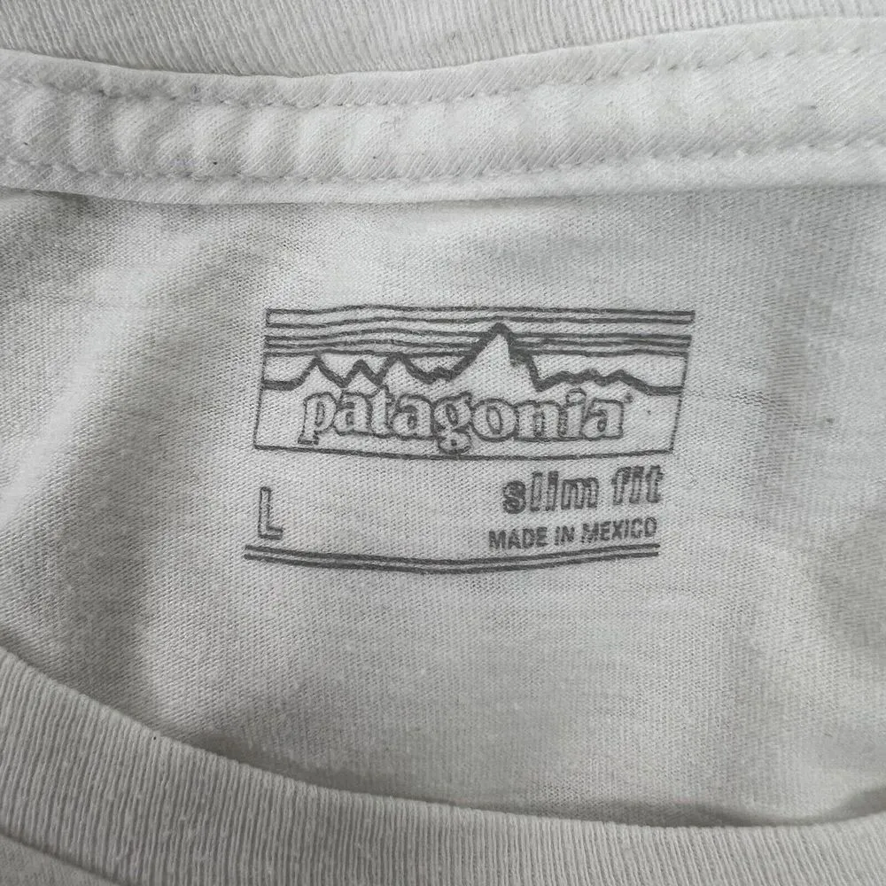 Patagonia Women’s Sz L Slim Fit Crew Neck T-Shirt Tee Ventura California Shirt - Image 5