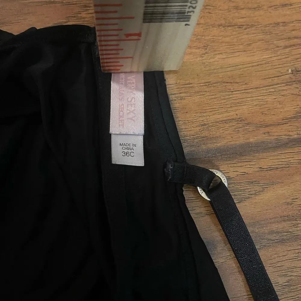 Victoria's Secret Black very sexy versatile chemise tankini tank top 36C - Image 7