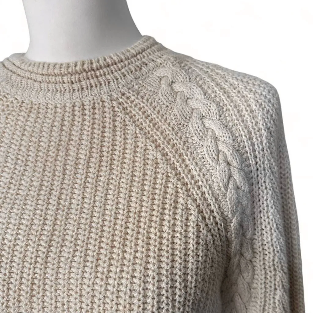 Vintage Cable Knit Sweater - Image 2