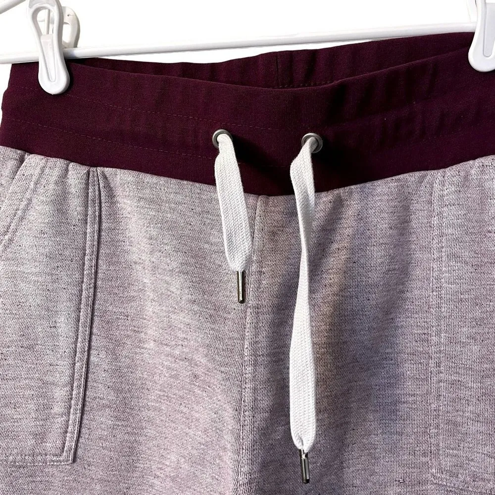 Life Integrity Earth purple and white comfortable knit sweatpants pockets Size M - Image 3