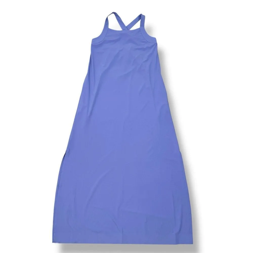 Athleta Arrival Cross Back Strap Maxi Dress‎ Lilac Purple Small Tall Athleisure - Image 13