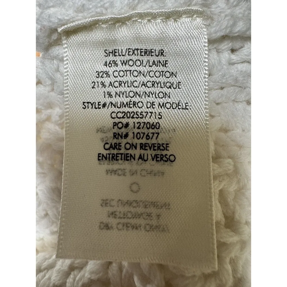 Alice and Olivia Claudette Ribbon Fringe Sweater Women’s Size Large - Image 10