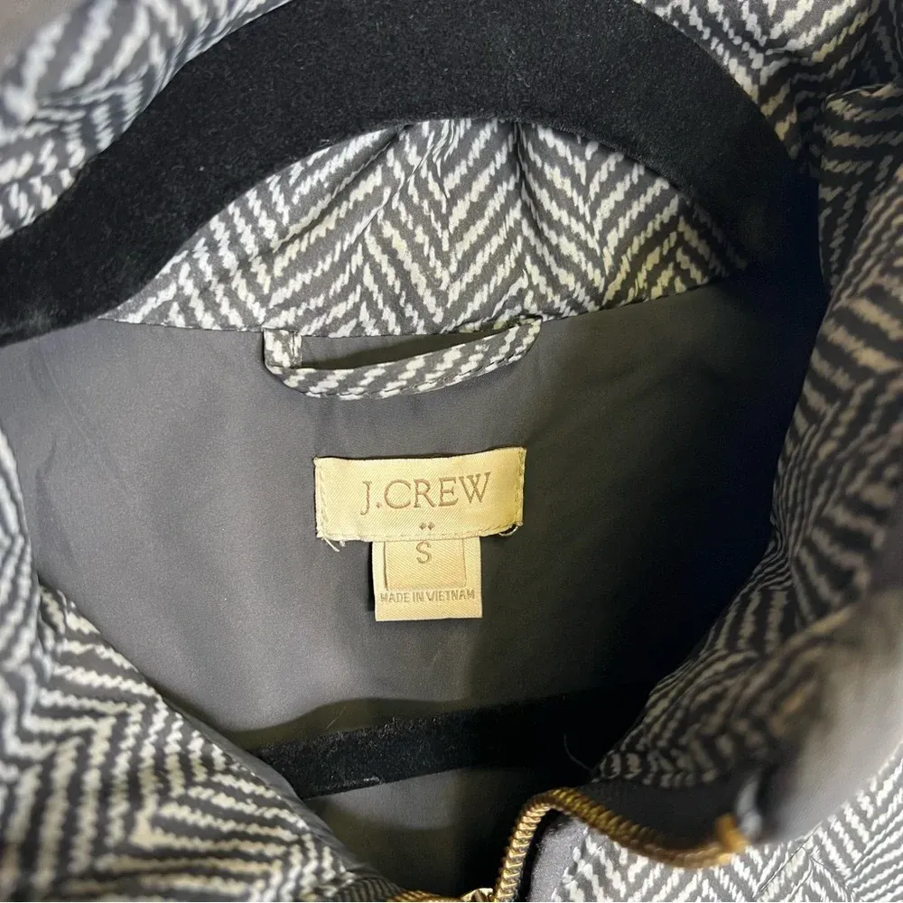 J.Crew | Woman’s Small Grey Vest Coat‎ Jacket Gray Puffer - Image 7