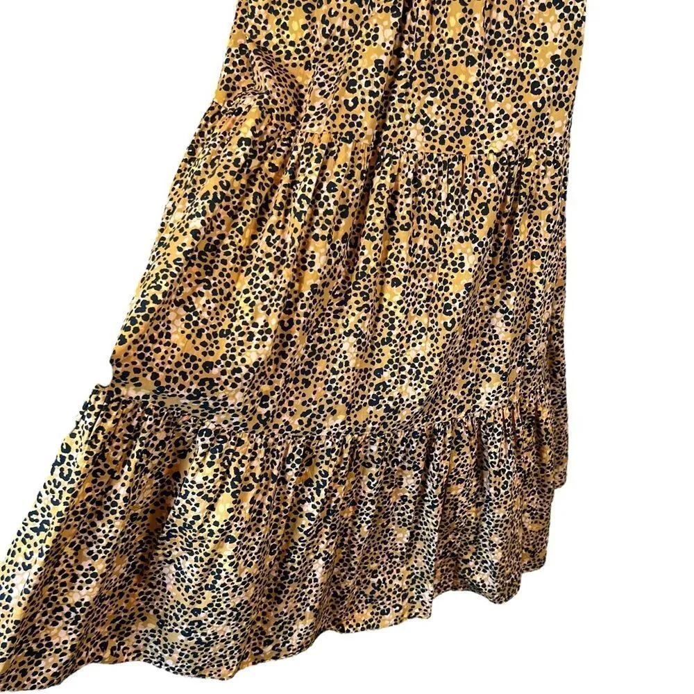 Saylor  Kirstin Tiered Leopard Print Maxi Dress - Image 11