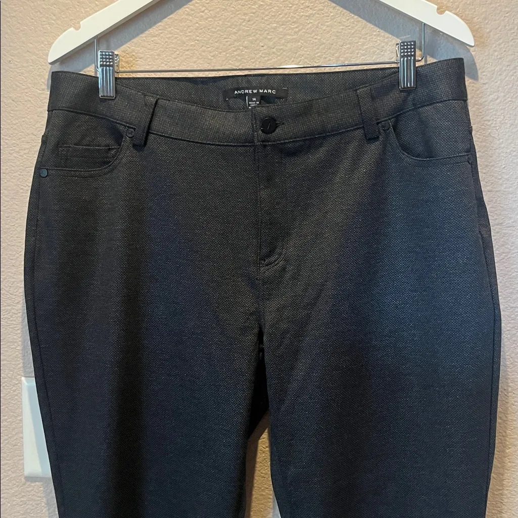 New Andrew Marc Ladies' 5-Pocket Pant Charcoal Size 14 NWT - Image 3