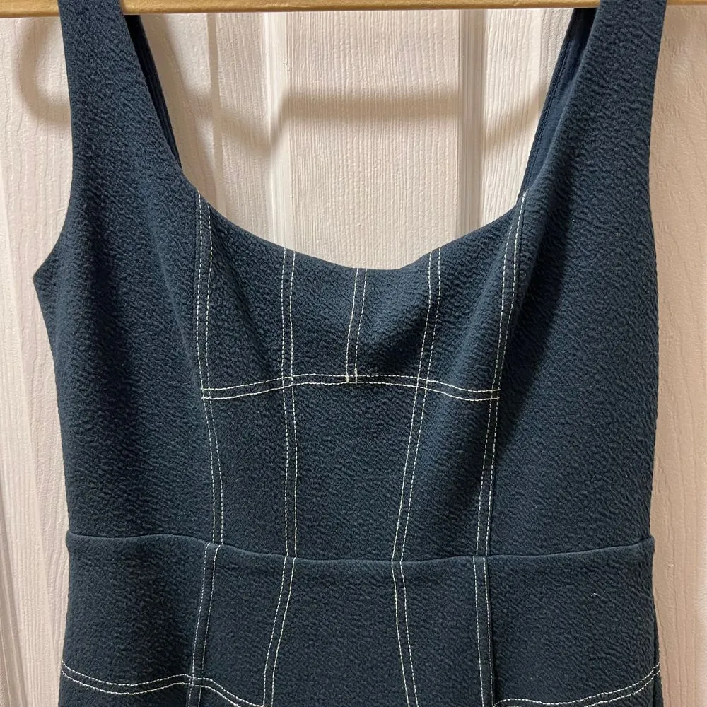 Maeve by Anthropologie Bodycon Dress Contrast Stitching Fitted‎ Cocktail Party-4 - Image 6