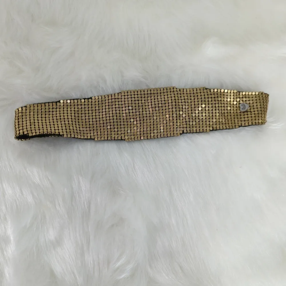 Juicy Couture Gold‎ Tone Elastic Headband - Image 2