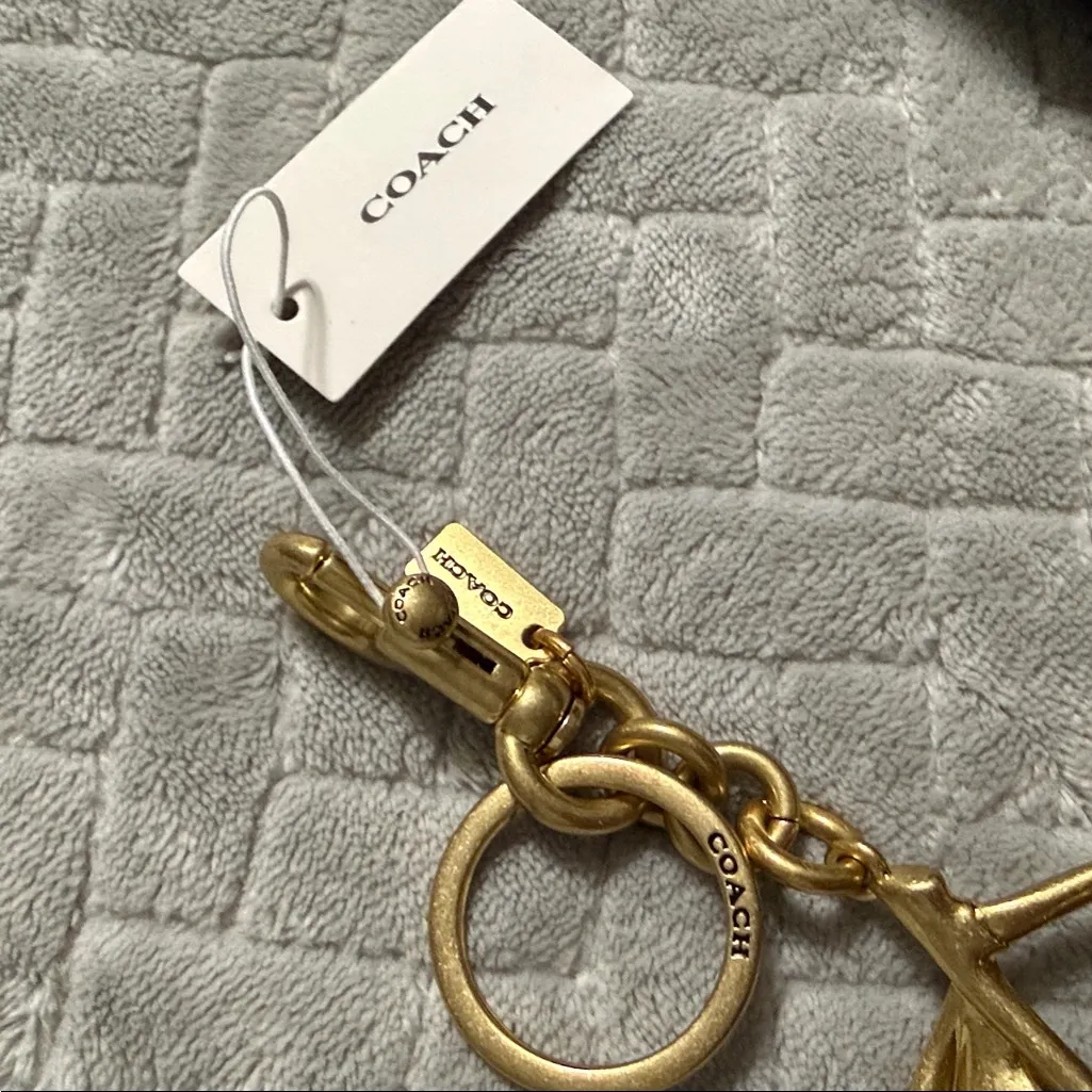 Coach Resin Golden Cherry Bag Charm - Image 7