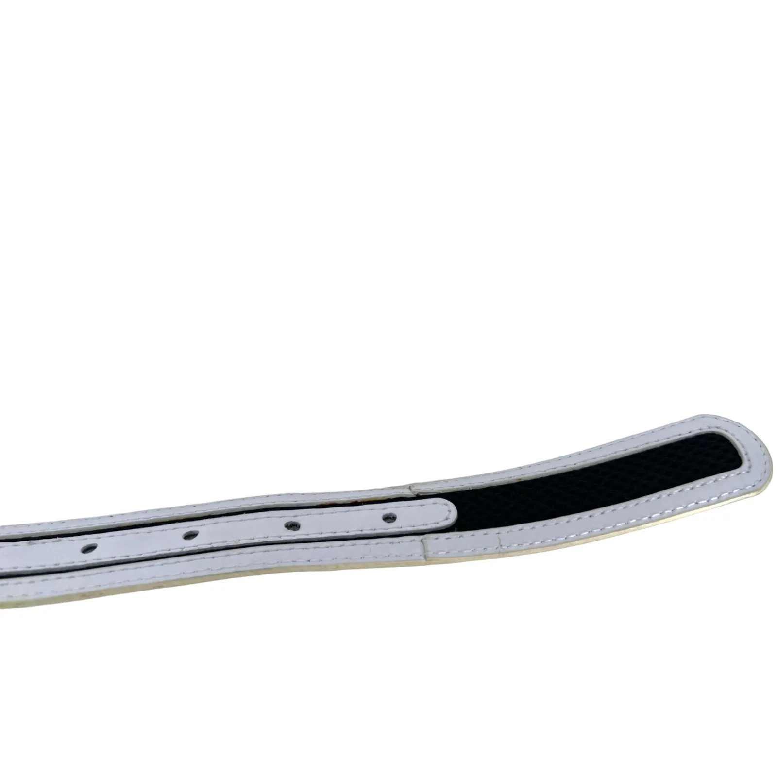 Nike Golf | S | Women's E.86 G-Flex Leather & Brushed Silver Buckle Harness Belt - Image 5