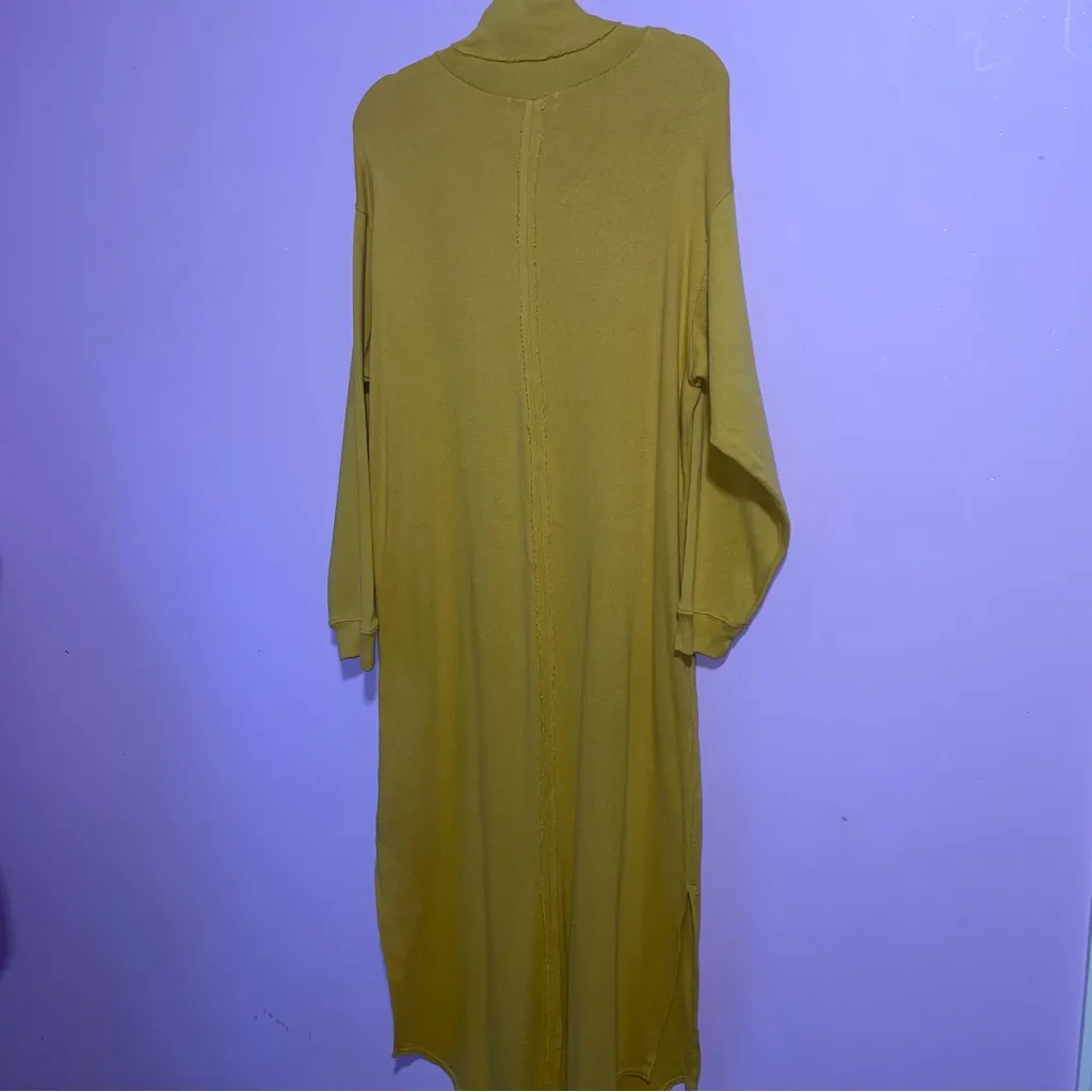 FP Beach Free People Georgie Midi Sweater Dress Women XS Oversized Lounge Boho - Image 8